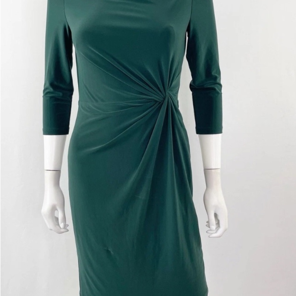 Ralph Lauren Dark Green Long Sleeve Dress
